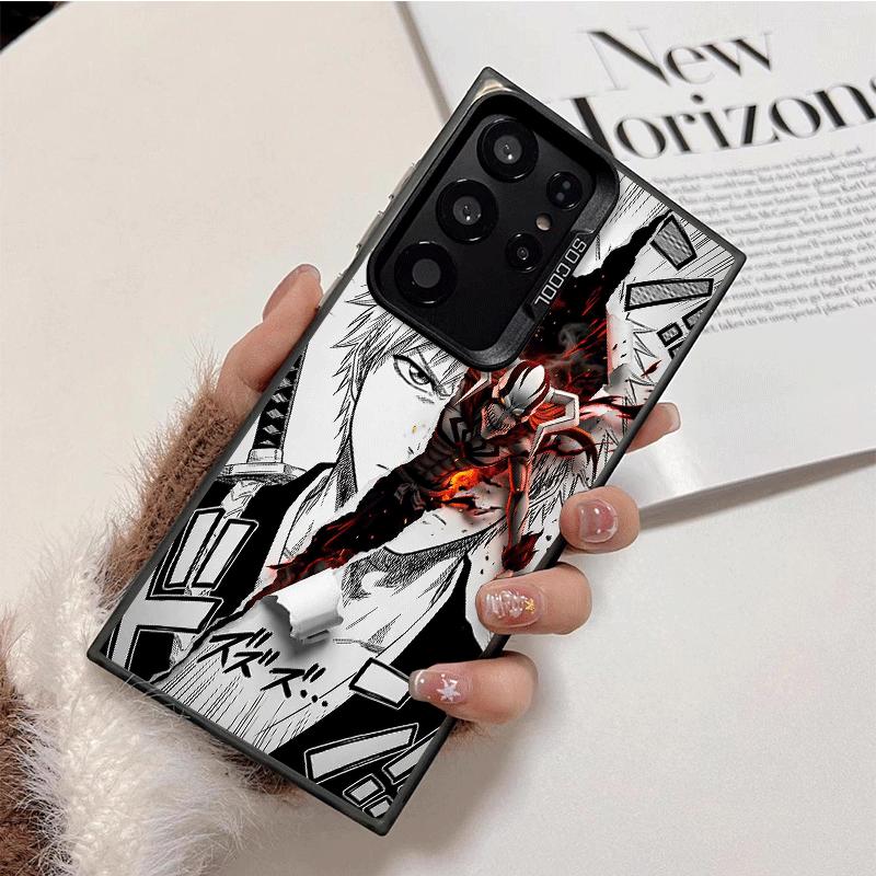 Bleach Kurosaki Ichigo Soft Phone Case for Samsung Galaxy S24 S25 FE S26 Edge S23 Ultra S22 Plus S21 + Shockproof Cover Back She