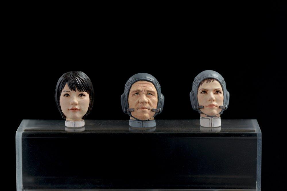 Brick Works Mercenary Army Male Female Head Parts Space Specification Resin Cast Assembly Kit 1/20 &