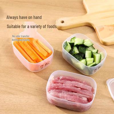 Set of 2 Refrigerator Storage Boxes: Fresh-Keeping, Food-Grade Meal Prep Containers