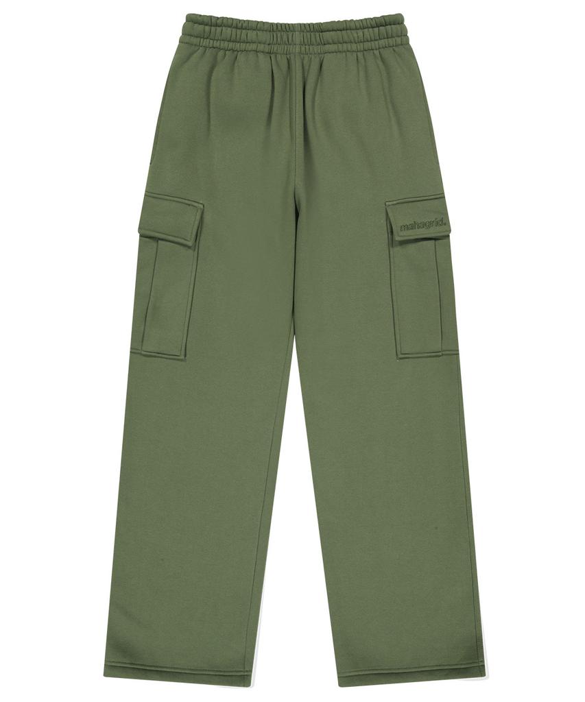 MAHAGRID String Cargo Sweatpant Khaki(Mg2Dfmpa01A)