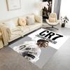 Powerful Football Legend Cr7 Area Rug Perfect for Entryway Kitchen Game Room Balcony Antislip Carpet Anime Office Decor