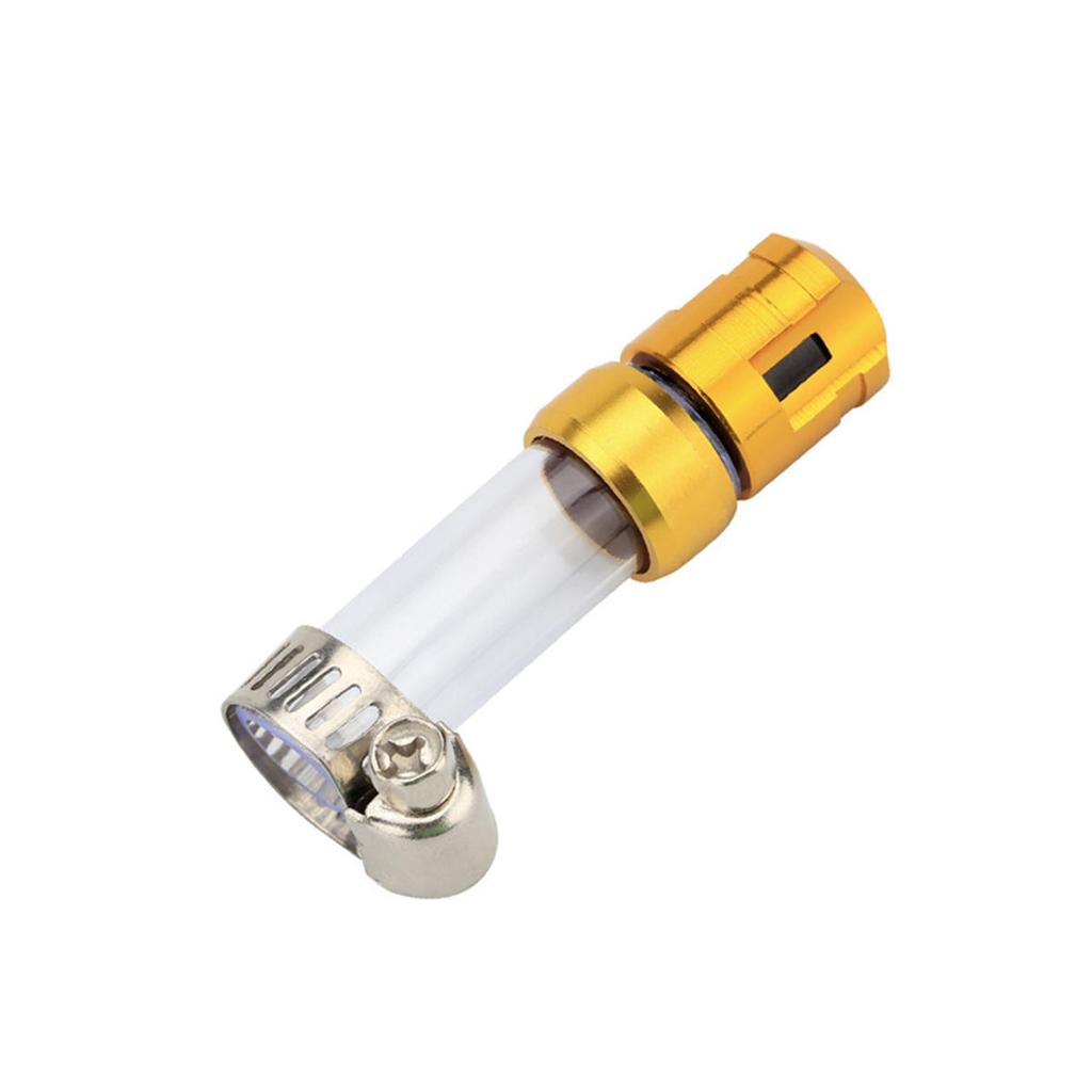 1 st Motorcykel Luftfilter Avtappningsslanghuvud Från CNC För Universella Motorcykeltillbehör Klicka T6-6061 Aluminiumplugg