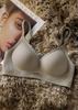 Spot jelly strip fixed cup seamless underwear women's small breasts gather soft support anti-sagging not empty cup bra