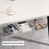 Large Storage Under Desk Drawer Slide Out Tray Desk Supplies Holder  Office Desk