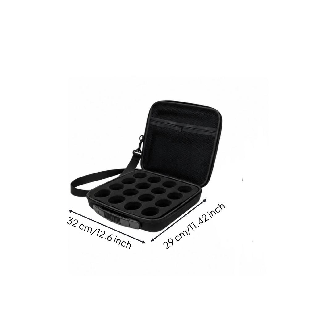 Hard Pool Ball Case | Reliable zipAround Closure, Billiard Case,