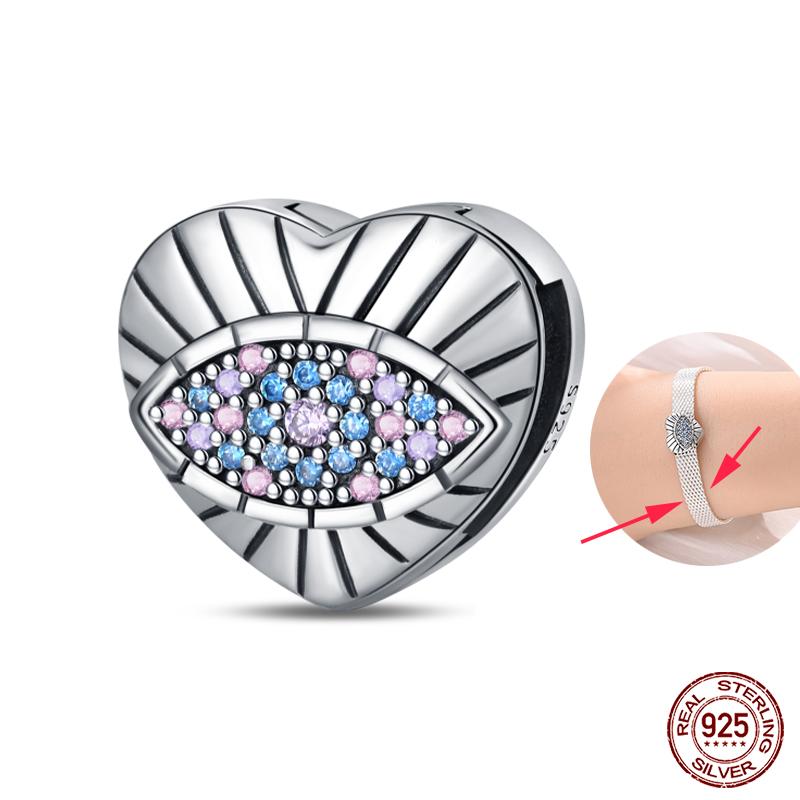 New Copper Heart Shaped Cat Claw Butterfly Four Leaf Clover Charms Beads Fit Qikaola Original Bracelets Diy Jewelry