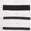 Black Zippered Rigging Sleeve, ZRS-1-DP Casing, Trolling Motor Cable Organizer Sleeve Protection - (48'' Long)