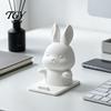 Small Desktop Phone Stand for Kids Cute Bunny Holder, 3D Printed Animal Mobile Stand, Integrated Rabbit Design Dock Cell Holder Home Office Desk Decor