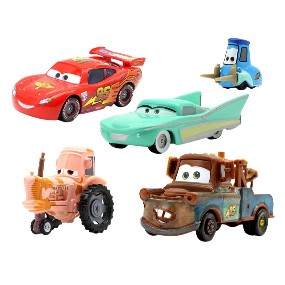 Pixar Cars Lightning Mcqueen Mater Mack Uncle Metal Model Racing Car Toys Children'S Birthday Newyear Gifts