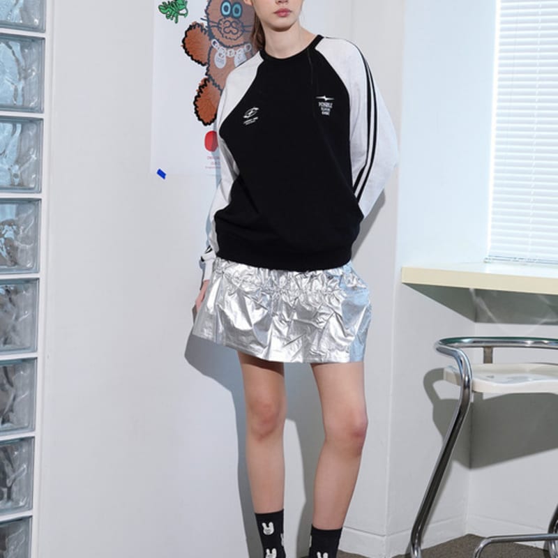 STUDIO SOCKSTOP OOSS Dragon Palace Rabbit Face All-Over Pattern Socks Charcoal