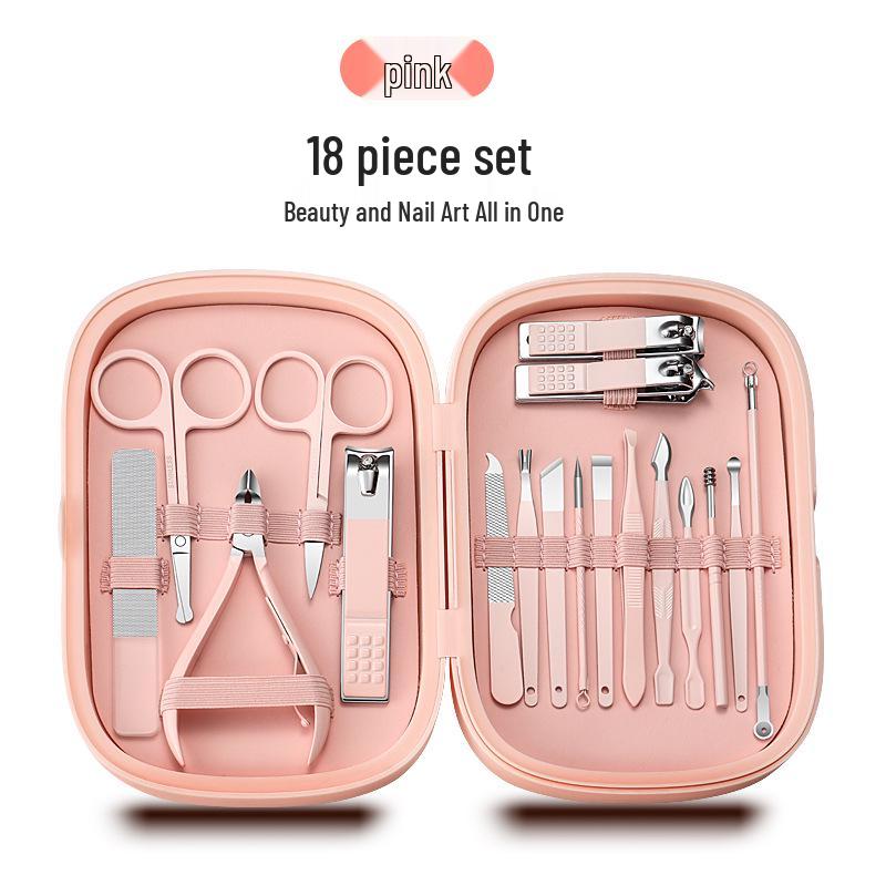 Nail Clipper Set: Manicure Kit with Scissors, Ear Spoon, and Dead Skin Remover