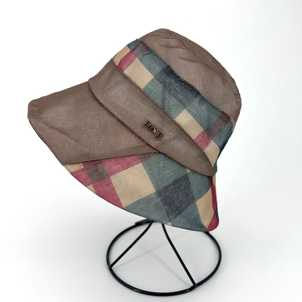 Mom Style Summer Cotton Fisherman Hat With Wide Brim For Outdoor Sun Protection