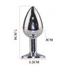 Erotic sm products Female Slave Tail Anal Expander Foxtail Metal Anal Plugs Adult Rear Anal Plugs