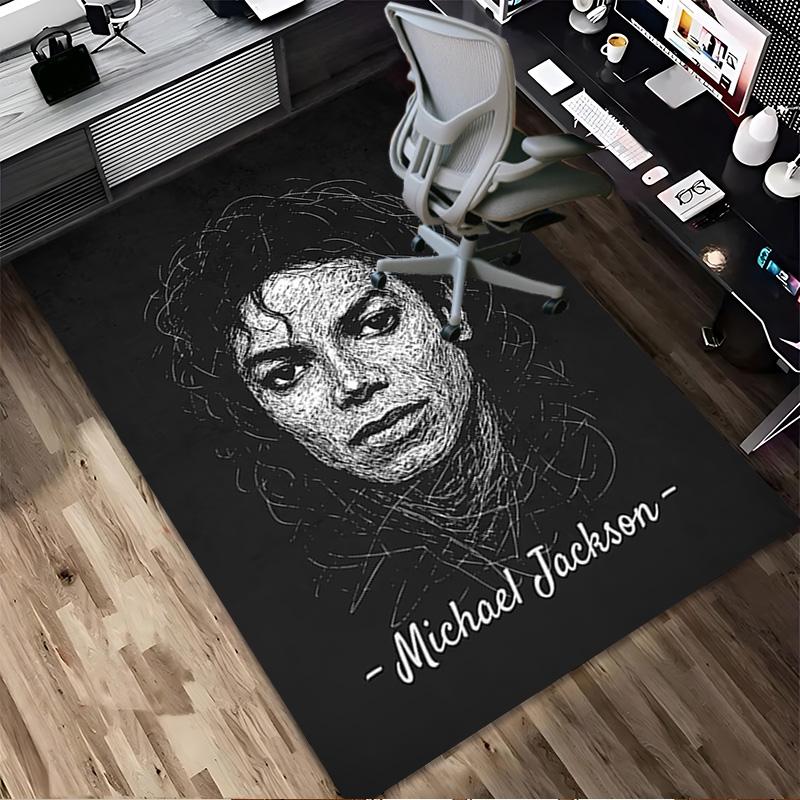 Michael Jackson Living Room Nonslip Area Rug Soft Carpet For Bedroom Gameoom Playroom Sofa Office Home Decor Doormat