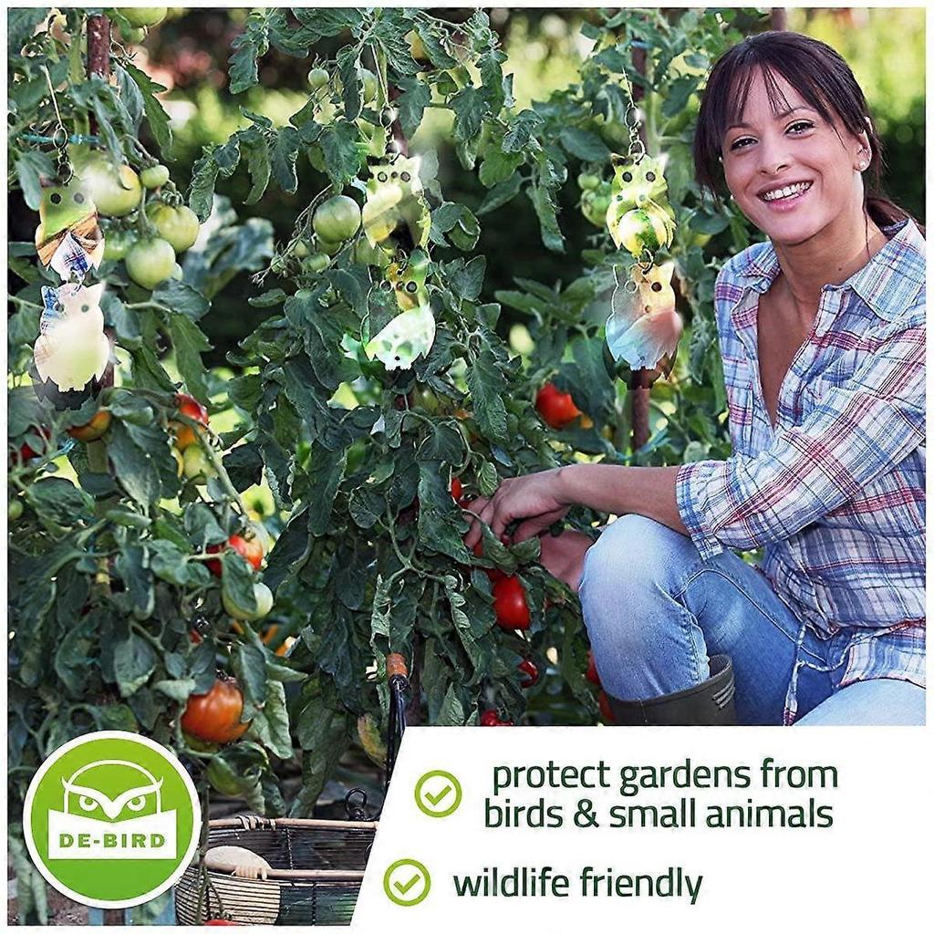 Reflective Owl Hanger for Bird Repellent, Pigeon Repellent, Scarecrow - Effective Protection against Pigeons, Geese