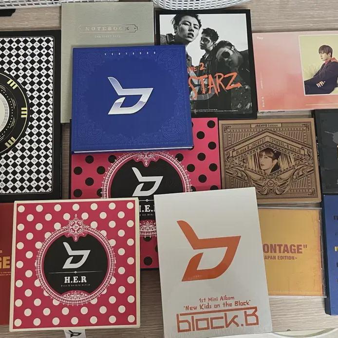 

14 альбомов Block B в одной партии