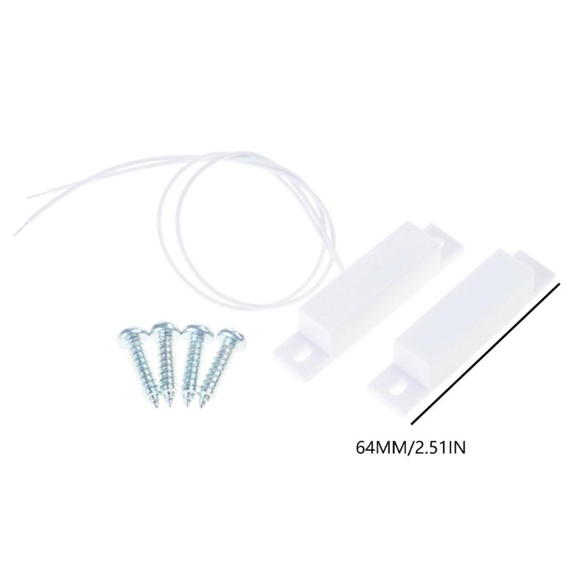 Tür-Fenster-Sensoren Detektor Haussicherheit Magnetsensor Tür Fenster Diebstahlwarnanlage Aufputzmontage Starke Verbergung