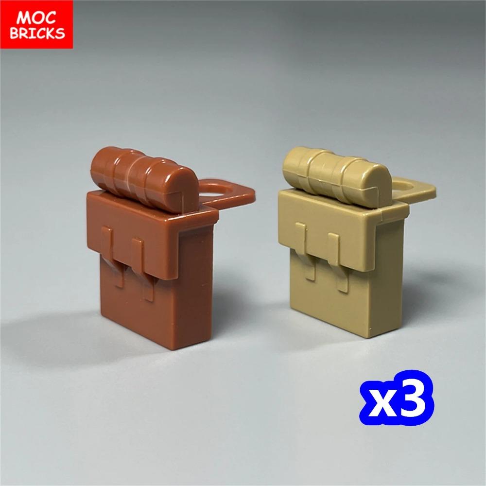 MOC Bricks Bike Notebook Camera Dollar Luggage Trash Bottle City Accessories View DIY Educational Building Blocks Friends Gifts