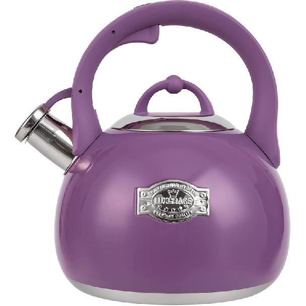 Tea Kettle for Stovetop, Food Grade Stainless Steel Water Kettle, Tea Pot for Home & Kitchen, 3.1 Quart