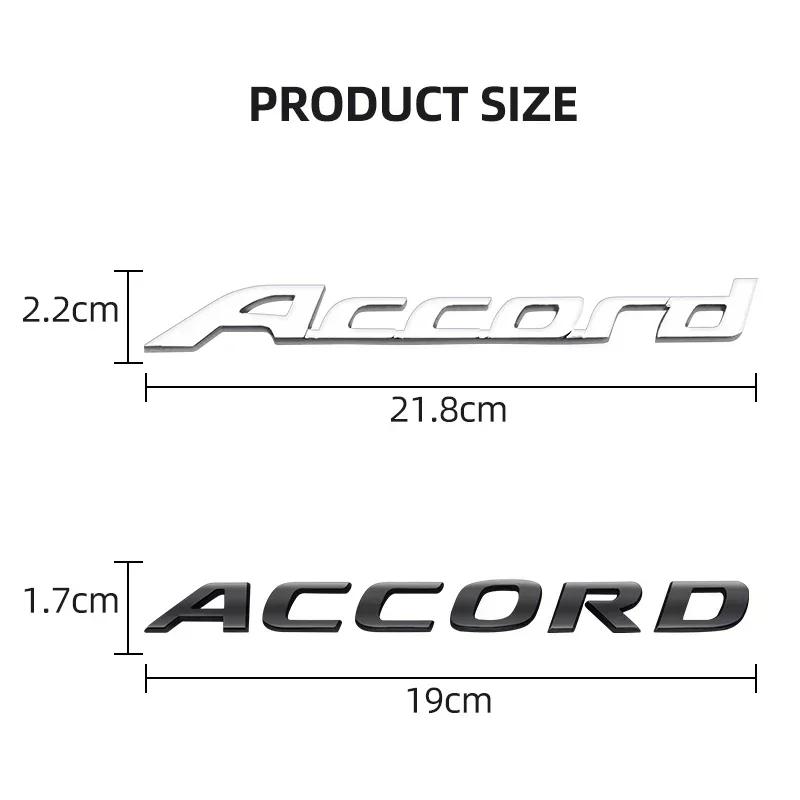 1pcs ABS Car Trunk Rear Logo Stickers Letter Decals for Honda CR-V STEPWGN Civic Accord City XR-V Envix ODYSSEY VEZEL Fit TR6