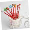 25 Christmas Christmas Kids Christmas Goods Bag Christmas TPR Pencils with Assorted for School Pencils, Stationery, Filler, Eraser, Wooden, Colors,