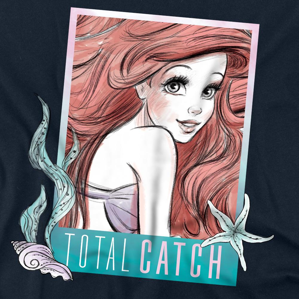 The Little Mermaid Unisex Adult Total Catch Ariel T-Shirt