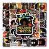 Inspirational Black Girl Graffiti Stickers: 50 Waterproof Designs for Suitcases, Motorcycles, Thermos Cups, and Cars
