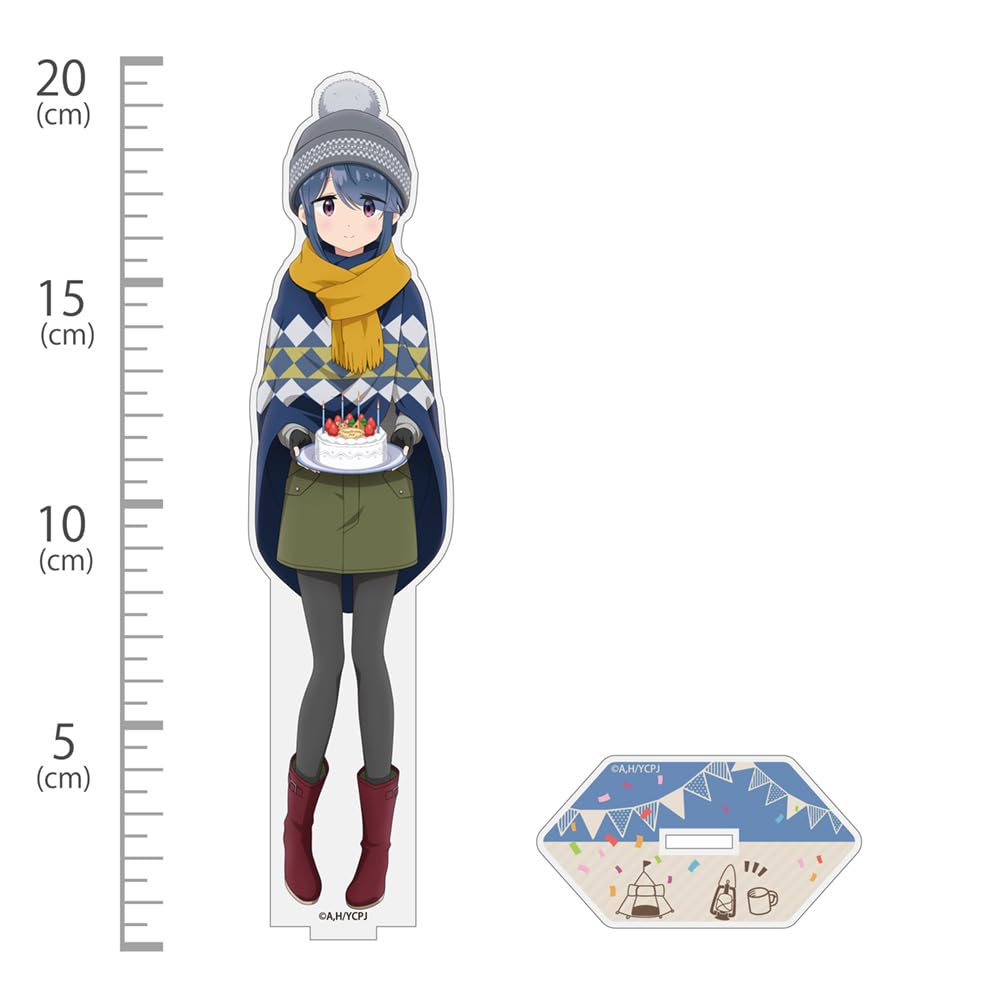 [Official] 2D COSPA "Laid-Back Camp SEASON 3" Original Illustration Shima Rin Acrylic Stand (Large) Birthday Camp Ver.