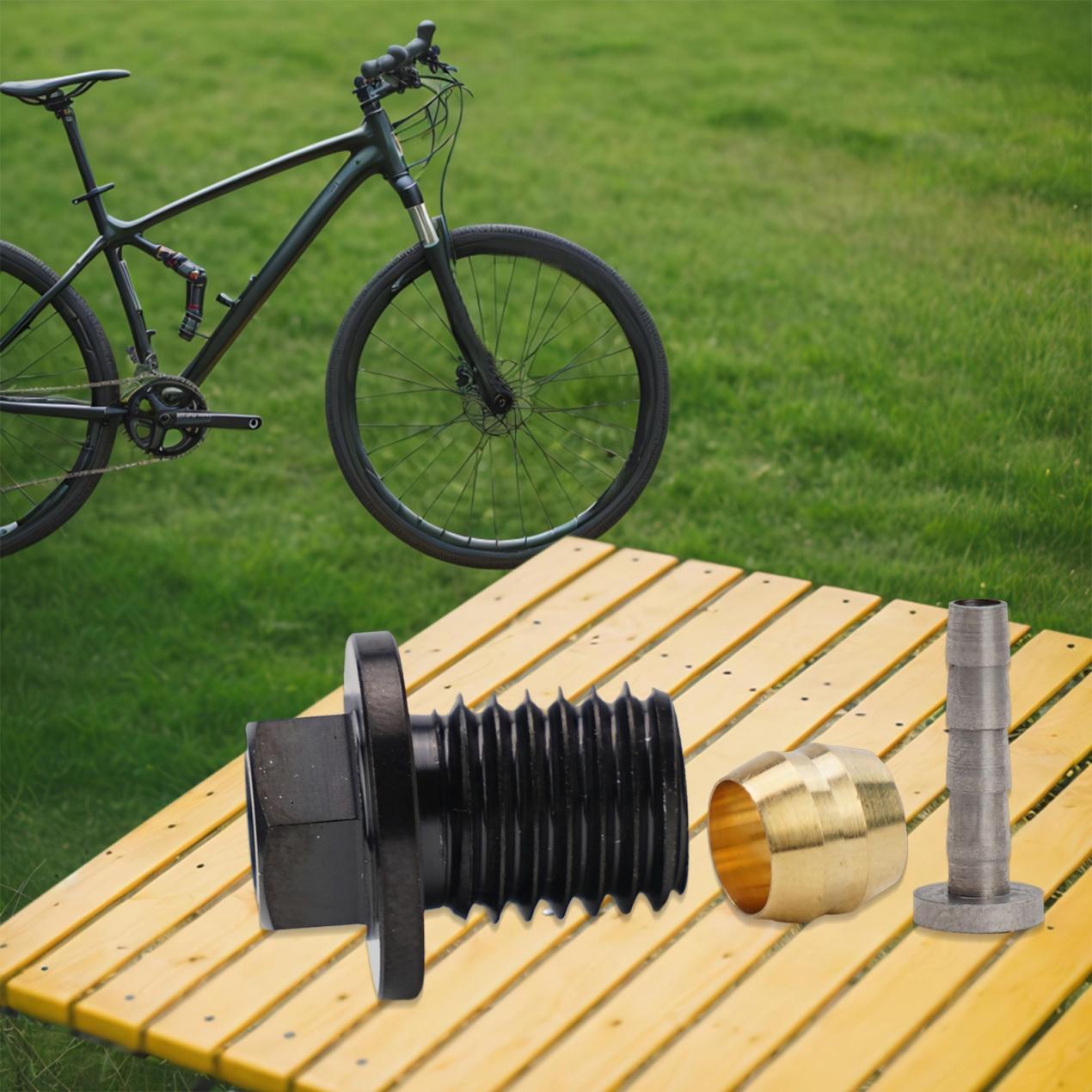 

Road Bike Hydraulic Brake Lever Insert Connecting Nut Kit For BH90 Replacement