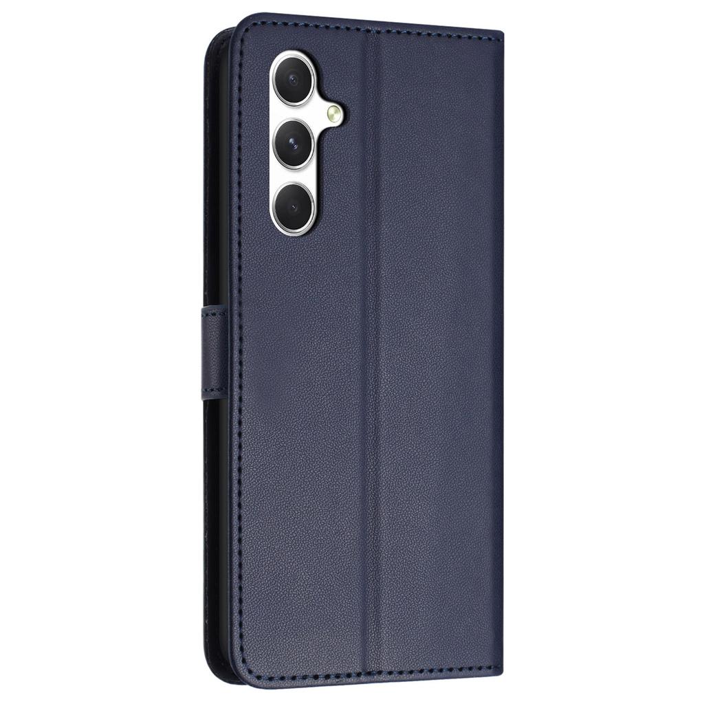 For Samsung Galaxy A24 4G (162.1 X 77.6 X 8.3mm) Case Stand Leather Wallet Phone Cover
