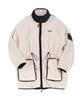 Peace Maker Fleece Boa Long Jacket (Ivory)