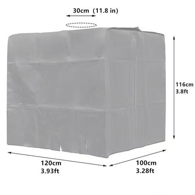 IBC 1000L Āra ūdens tvertnes izolēts