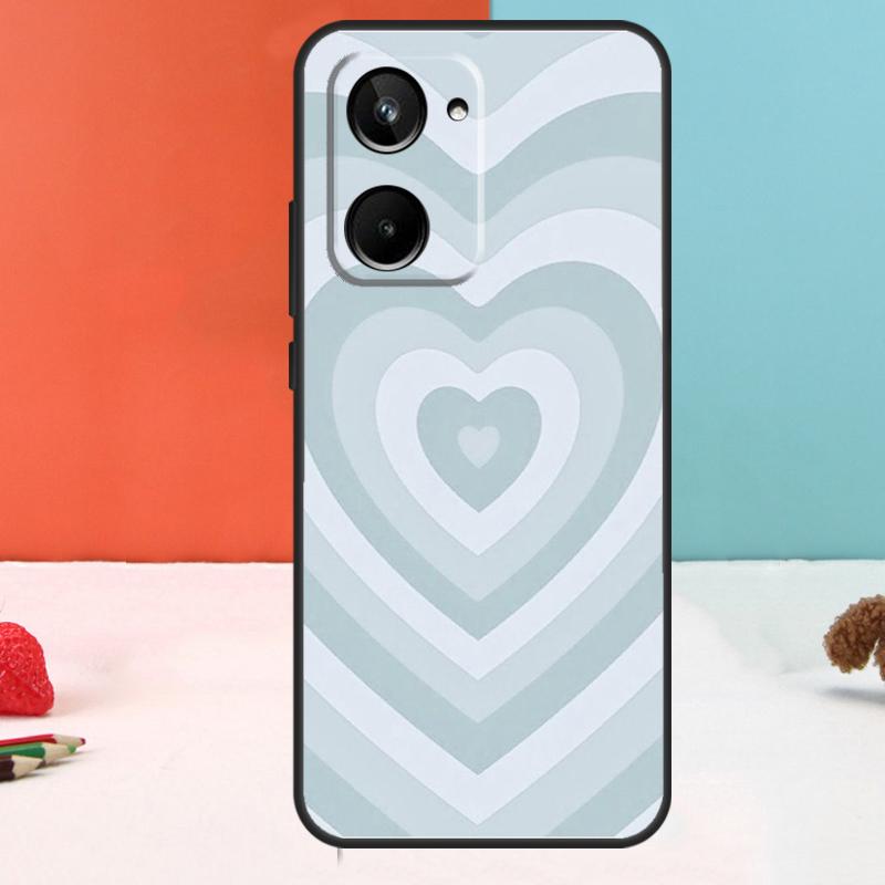 Latte Love Brown Heart Aesthetic For Realme 15 Pro GT6 GT7 10 11 12 13 14 Pro Plus C51 C53 C55 C61 C63 C65 C67 C75 C71 Case