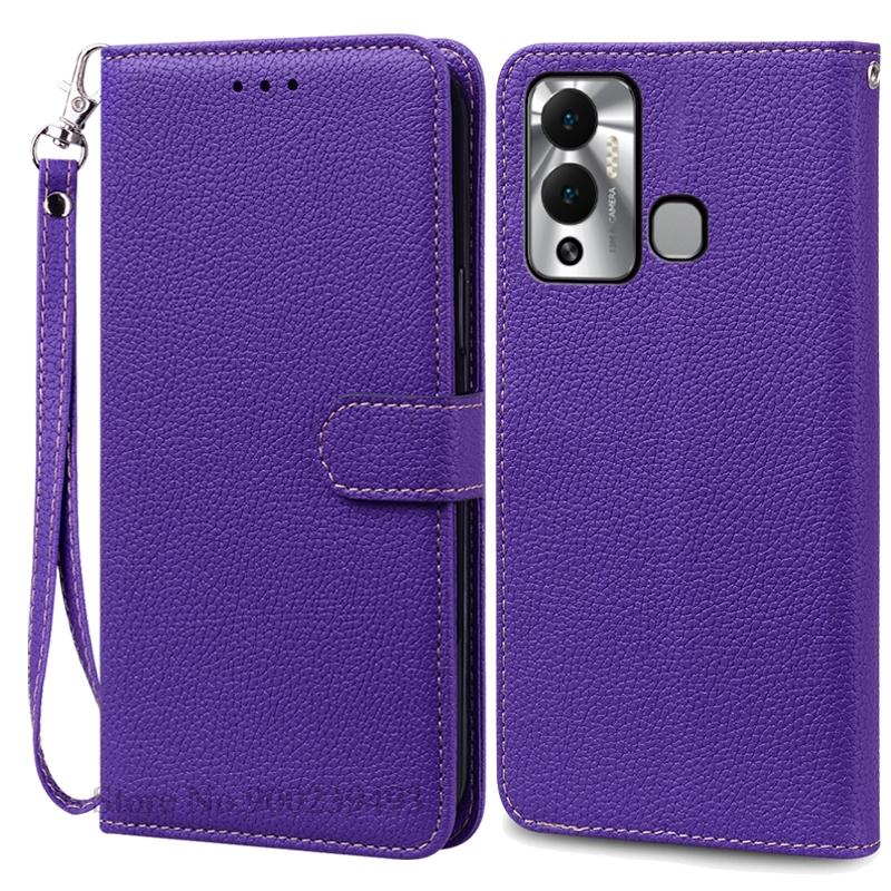 Pro Infinix Hot 12 Play Pouzdro Peněženka Kožený Vyklápěcí Kryt Pro Infinix Hot 12 Play NFC Pouzdro X6816C X6816 X6816D Kryt Coque Fundas