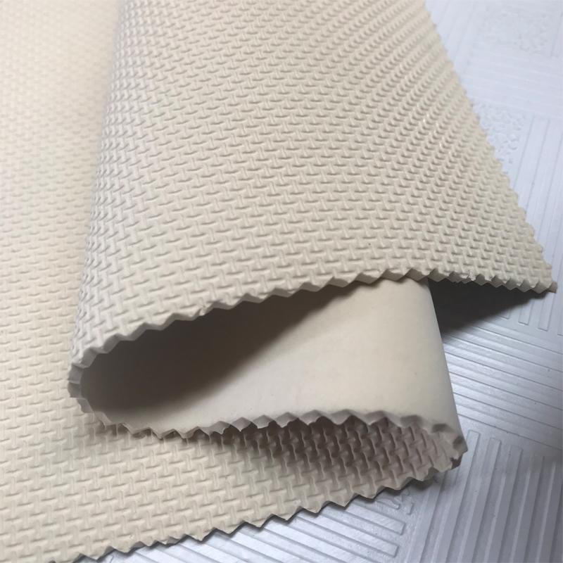 1yard 2mm 3mm Non-slip Embossing SBR Diving Fabric Neoprene T-pattern Soft Wear-resistant Bedding Composite Fabric Width 135cm