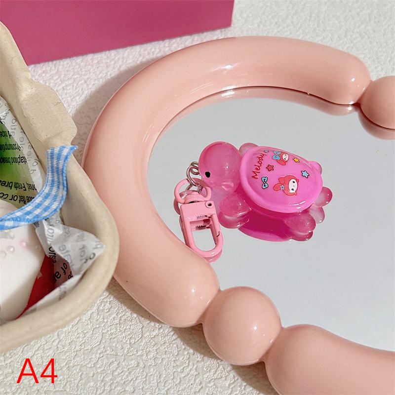 

1 шт. Мультяшный светящийся цветной брелок в виде черепахи, милый брелок с животным, держатель для ключей, подвеска для школьной сумки, украшение для рюкзака