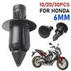 Black Plastic Rivets & Fasteners for Honda, Suzuki & Kawasaki Motorcycles Fairing Panels