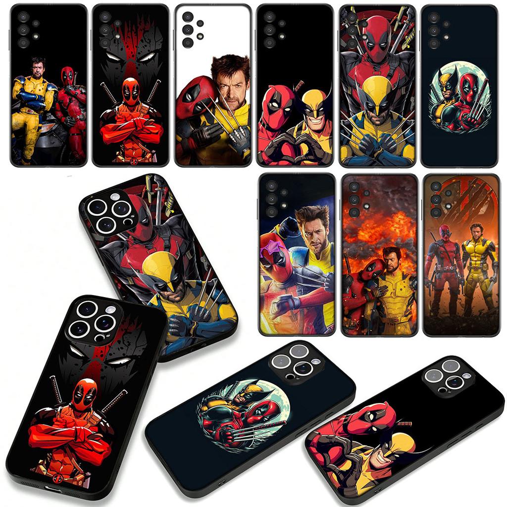 for Motorola Moto G54 G05 G24 G55 G75 G85 G15 G57 G86 Power Edge 50 30 Ultra Fusion neo Pro Case Wolverine Movie Deadpool Marvel