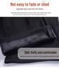Men's Plus Size Loose Fit Sports Pants - Winter Velvet, Straight Cut, Casual Wear