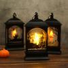 Mini LED Lantern for Halloween Decoration Hanging Home Decor Battery Powered