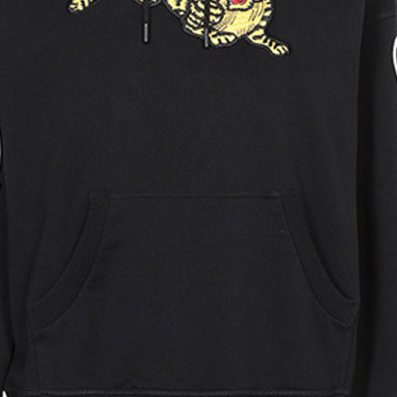 Kenzo Sweatshirts Unisex Black Hooded Moderate Regular F962SW765972-99