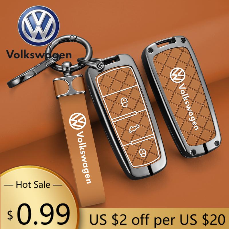 For VOLKSWAGEN VW Bilnøkkelveske Deksel Holder Skall For Volkswagen VW CC Passat B6 B7 Passat 3C CC Maogotan R36 B5 B7L Beskytt Nøkkel
