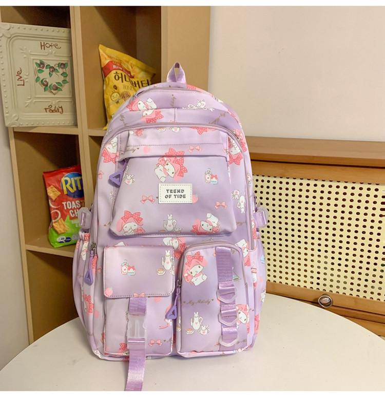 Versatile Durable Large Capacity Backpack For Students In Trendy Colors For School Use