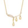 Lily Of The Valley Necklace Women'S Light Luxury Natural Premium Versatile Micro-Inlaid Flower Pendant Delicate Clavicle Chain
