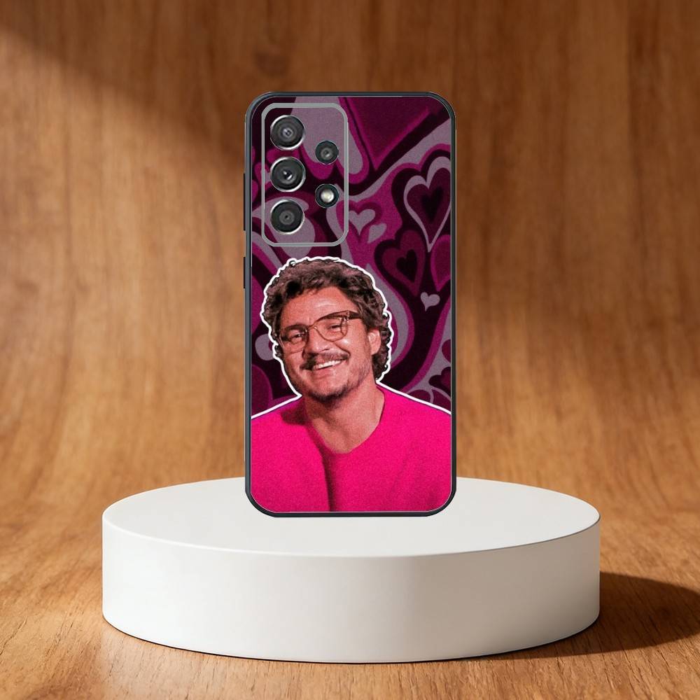 Pedro Pascal Phone Case For Samsung S25,S24,S21,S22,S23,S30,Ultra,S20,Plus,Fe,Note,10,9,5G Black Cover