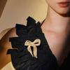 Elegant Women's Bow Brooch: High-End Fragrant Style Pin for Suit Jackets - Perfect Fashion Corsage Gift