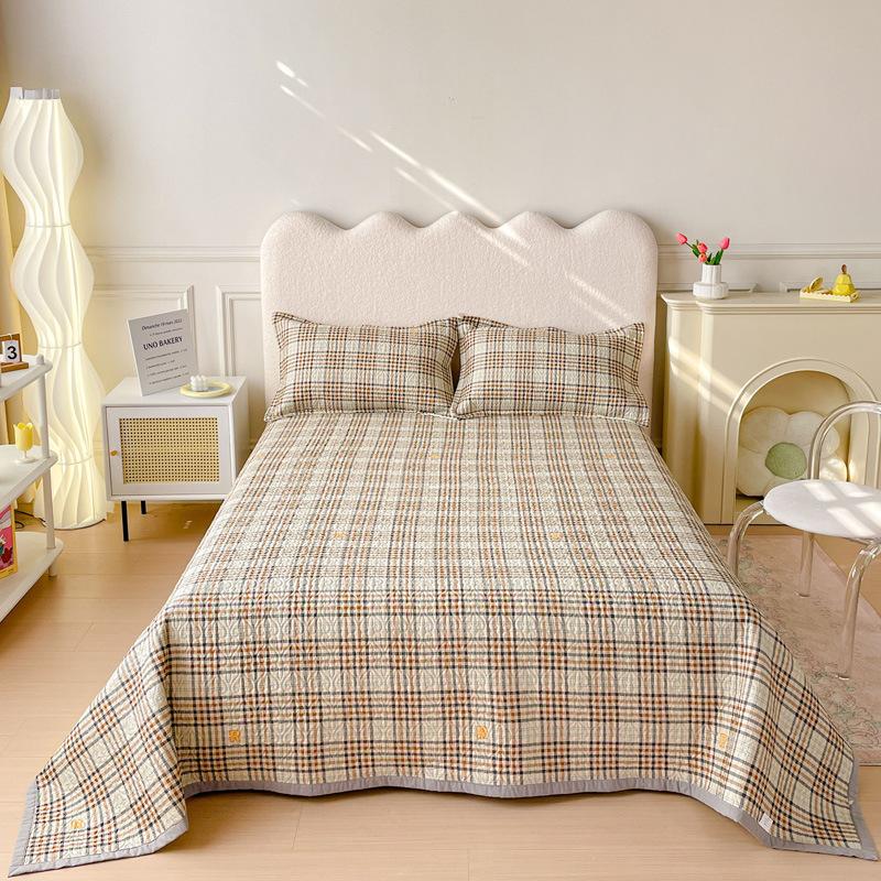 Cotton Multifunctional Bed Cover 3PCS Bed Cover Four Seasons Universal Cotton Fabric Simple Printing