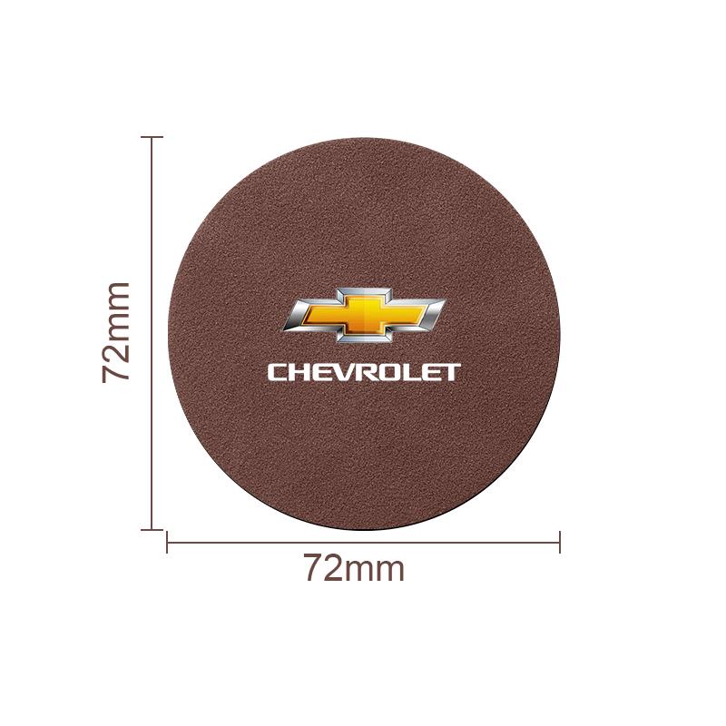 Podložka pod hrnek do auta Podložka pod hrnek na vodu Protiskluzová podložka Odznak Auto doplňky pro Chevrolet Colorado Cruze Trax Aveo Camaro Spark Captiva Malibu
