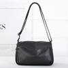 Women's Top-Grain Cowhide Leather Shoulder Bag Spacious Minimalist Crossbody for Effortless Commuting Tote with Adjustable Strap