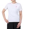 Short Sleeve T-Shirt, Sweat Absorbent, Quick Drying, Stretch, One Point Training, Running, Women's, UV Protection, UPF15 WHT (New